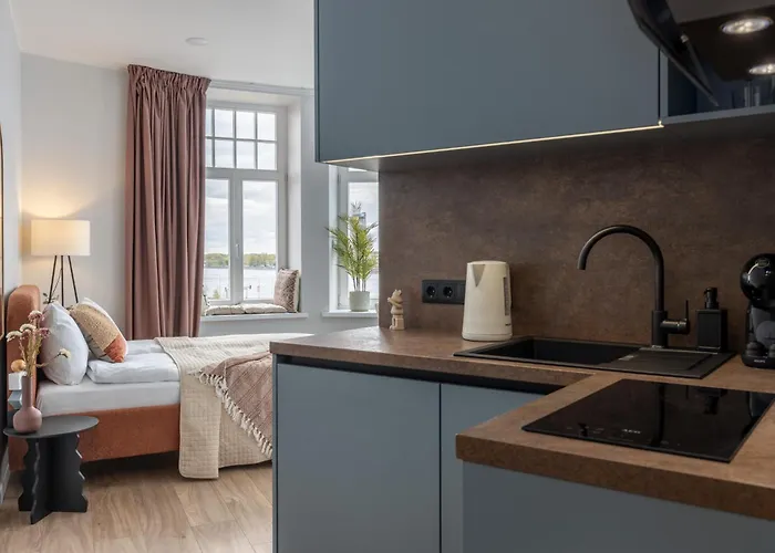 Romantic River-view Old Town Riga